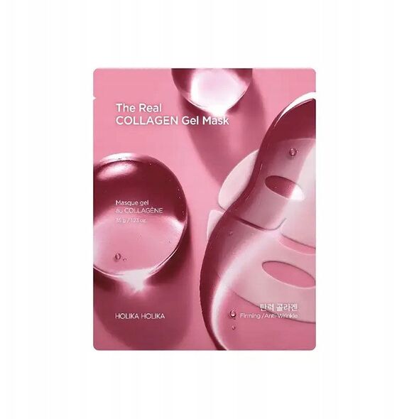 HOLIKA HOLIKA_The Real Collagen Gel Mask hydrożelowa maska całonocna poprawiająca elastyczność 35g