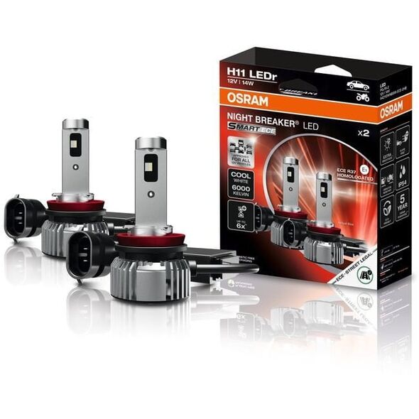 Osram Night Breaker LED Smart H11 ECE godkendt - Sæt