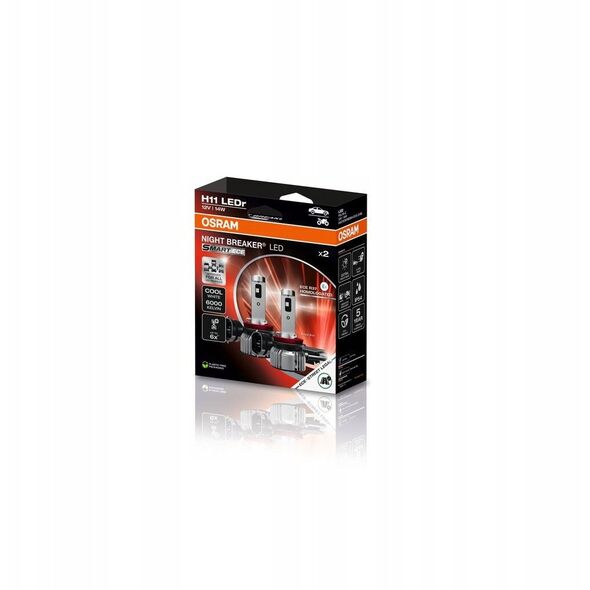 Osram Night Breaker LED Smart H11 ECE godkendt - Sæt