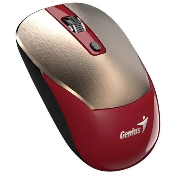 Mysz bezprzewodowa, Genius NX-7125, czerwono-z�oty, optyczna, 1200DPI