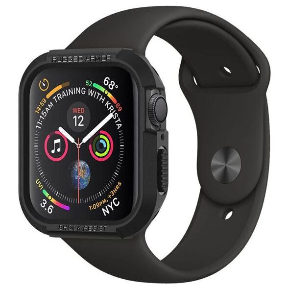 Spigen Etui Rugged Armor do Apple Watch Series 4 44mm czarna