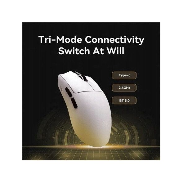 ATK X1 Ultimate Wireless 8K White (Balta) Belaidė Žaidimų Pelė