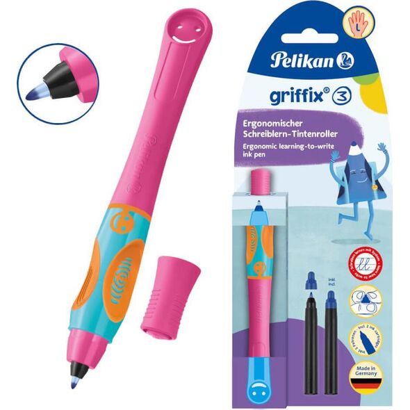 Pelikan Pióro kulkowe Griffix Lovely Pink blister L