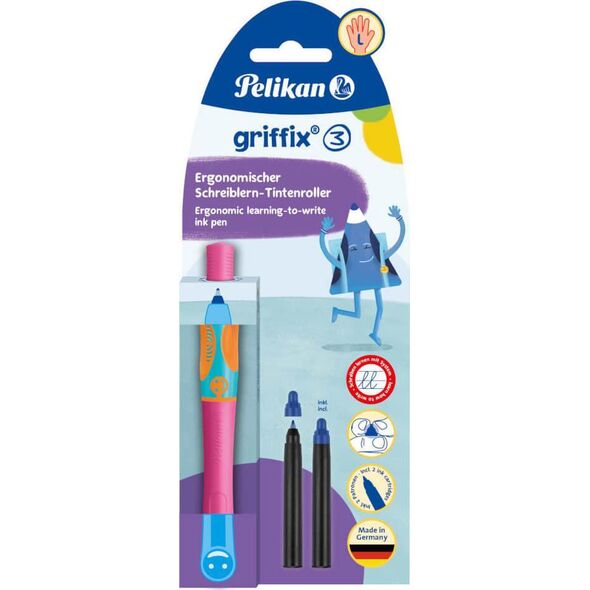 Pelikan Pióro kulkowe Griffix Lovely Pink blister L