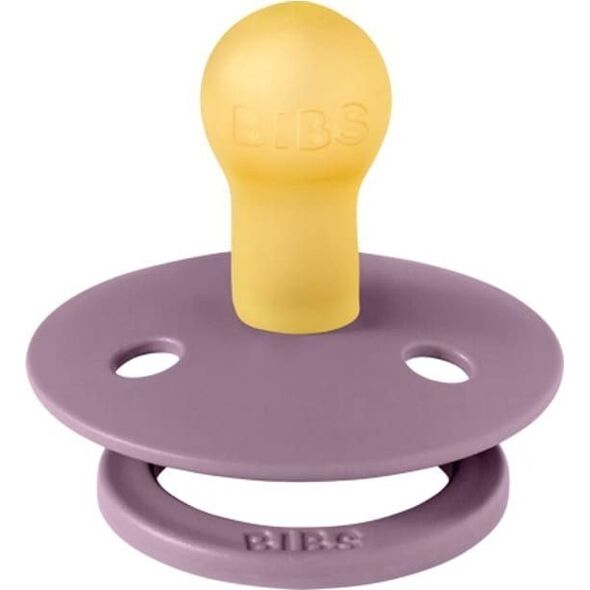 Bibs BIBS COLOUR 2-PACK FOSSIL GREY & MAUVE S Smoczek Uspokajający kauczuk Hevea