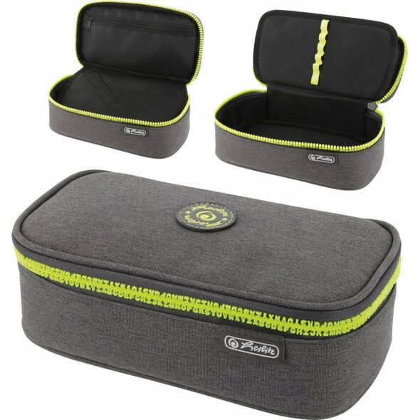 Piórnik Herlitz Herlitz Faulenzer beatBox ABC Grey/Yellow