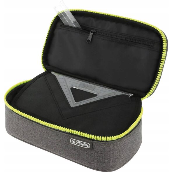 Piórnik Herlitz Herlitz Faulenzer beatBox ABC Grey/Yellow