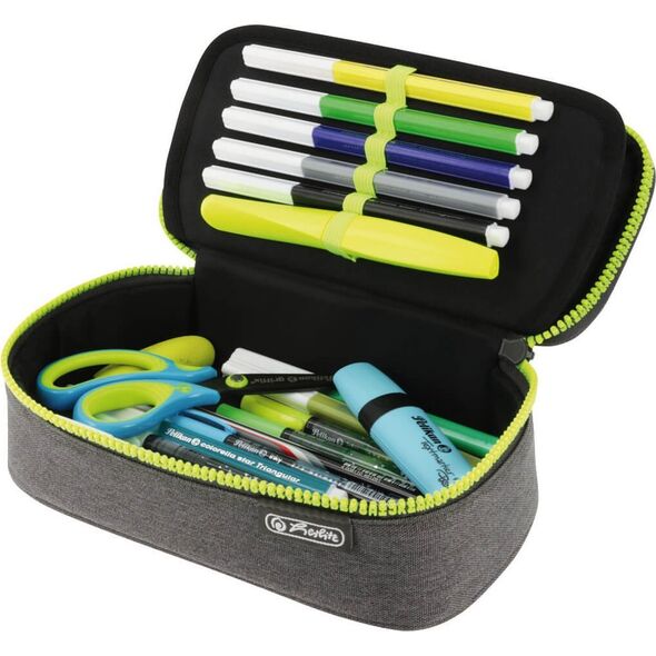 Piórnik Herlitz Herlitz Faulenzer beatBox ABC Grey/Yellow
