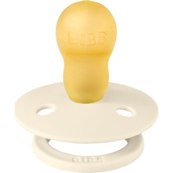 BIBS COLOUR 2-PACK IVORY & SAGE L Smoczek Uspokajający kauczuk Hevea