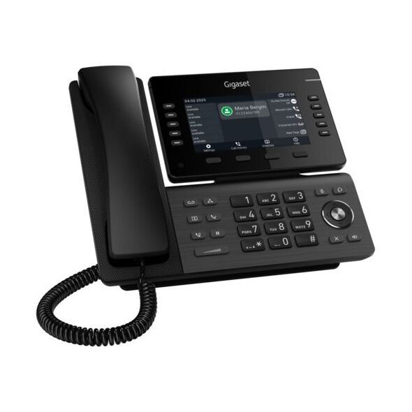 GIGASET P850W IP PRO IP Tischtelefon 12,7 cm 5 Zoll TFT-Farbdisplay 2x USB WLAN Anschluss f�r P800 KEY PRO Expanson Module PoE