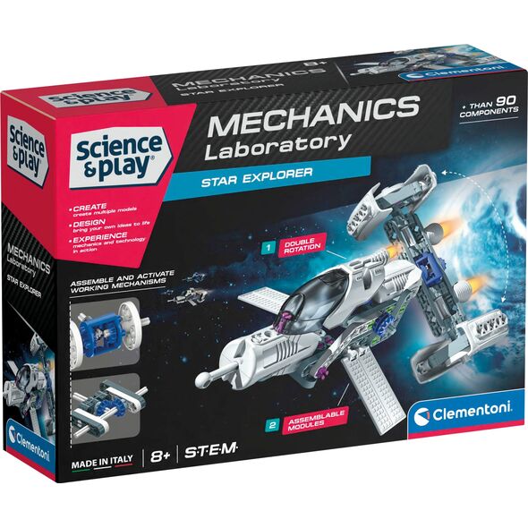 Konstruktorius Clementoni Mechanics Laboratory Star Explorer