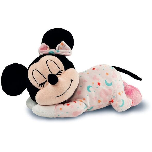 Pliušinis žaislas su garsais ir šviesomis Clementoni Minnie Relaxing Plush