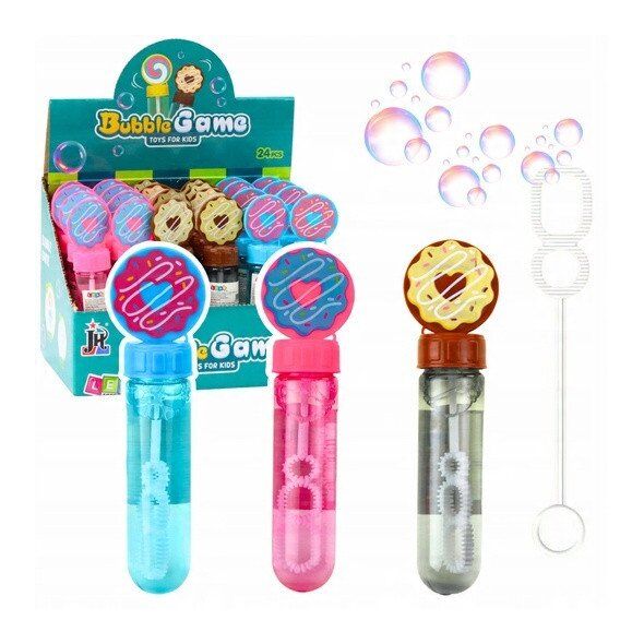 Bańki Mydlane Donut Pączek 3 Otwory Do Baniek Mix Kolorów 30ml