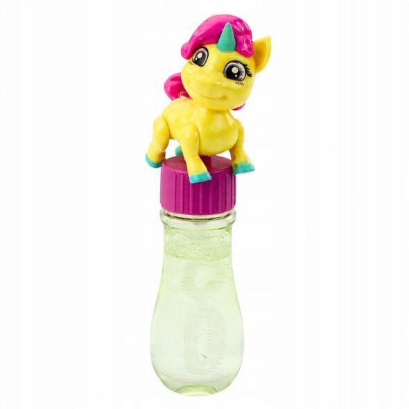 Bańki Mydlane Jednorożec Ruchoma Figurka Kolorowy 14cm Mix