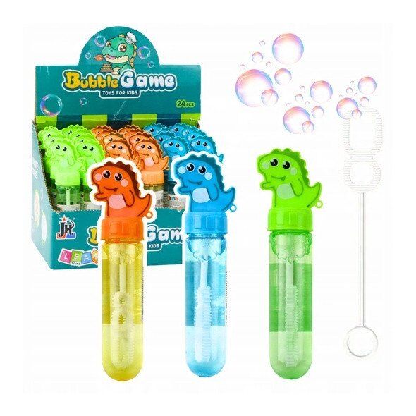 Bańki Mydlane Dinozaur 3 Otwory Do Baniek Mix Kolorów 30ml