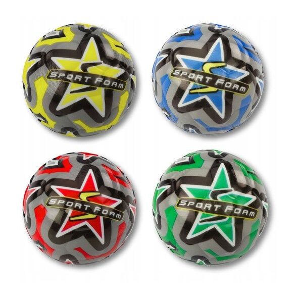 Zestaw Piłki Sport Foam Do Odbijania Ściskania Piankowe Kolorowe 7cm