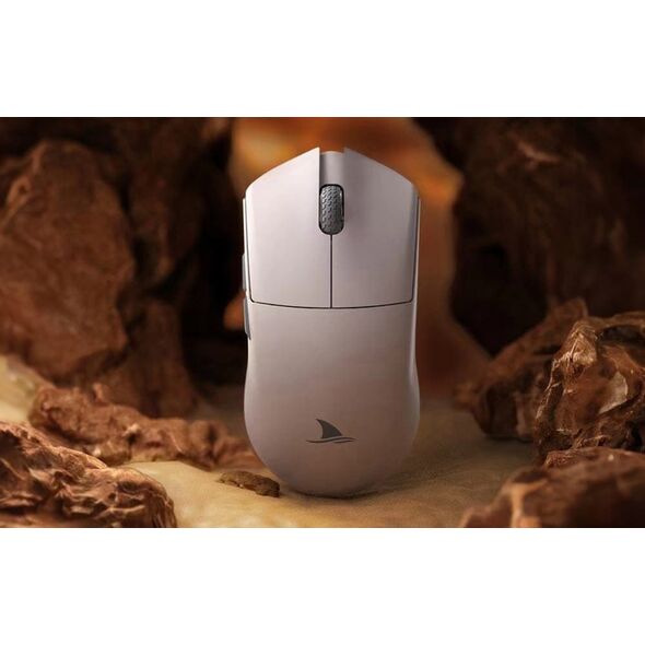 Mysz Rampage Bezprzewodowa mysz gamingowa Darmoshark M3 (biały)