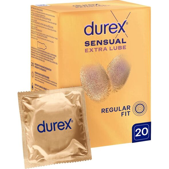 Durex Sensual extra lube prezerwatywy z dodatkowym lubrykantem 20szt