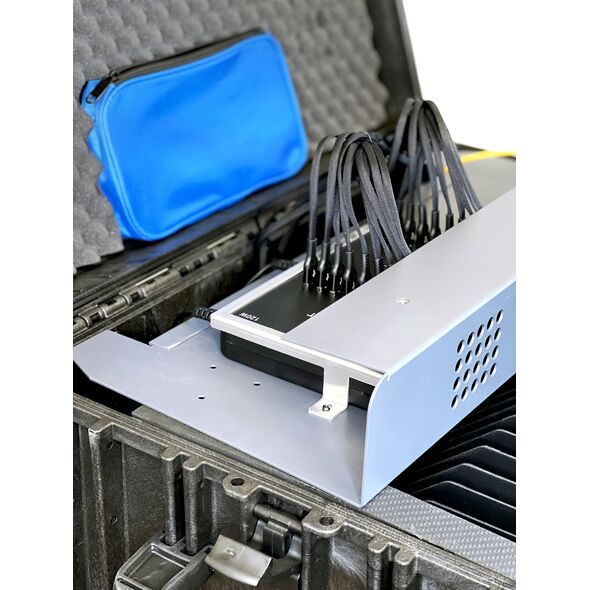 Leba NoteCharge 10 Ports, USB-A (Schuko plug), 12 watts διαθέσιμα ανά συσκευή, USB 2.0, Εσωτερικός, USB, 5 V, 1.5 m, Μαύρο