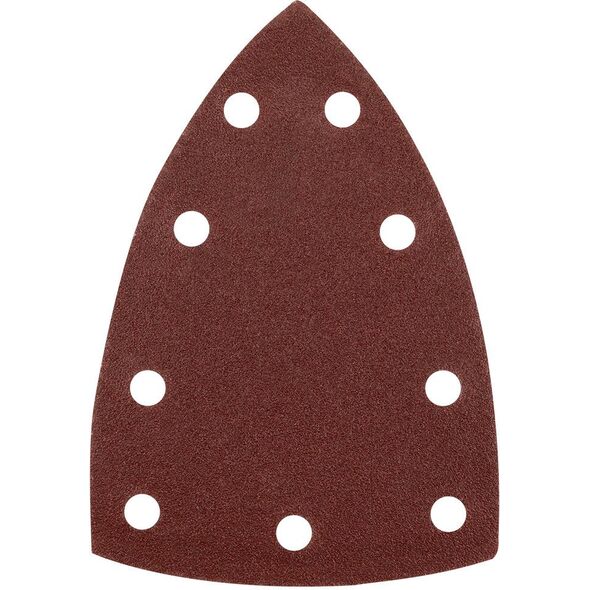 Papiery ścierne na rzep, żelazko 100 x 147 mm, P120, 5 szt., z 9 otworami do 04-623