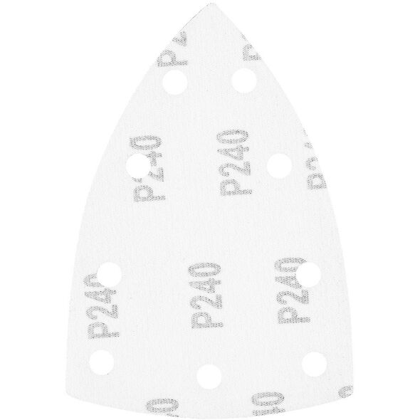 Papiery ścierne na rzep, żelazko 100 x 147 mm, P240, 5 szt., z 9 otworami do 04-623