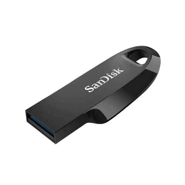USB 3.2 Flash Disk SanDisk Ultra Curve USB A 64GB 100MB/s Μαύρο 619659186692 619659186692 έως και 12 άτοκες δόσεις