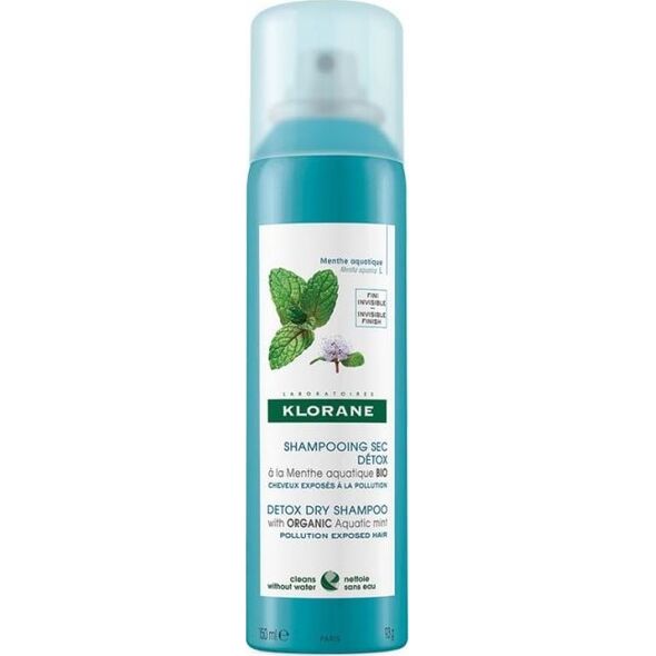 Klorane Klorane Aquatic Mint Detox Suchy szampon 150ml