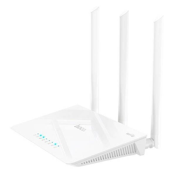 Δρομολογητής HOCO ασύρματος WiFi4 HI30 λευκός