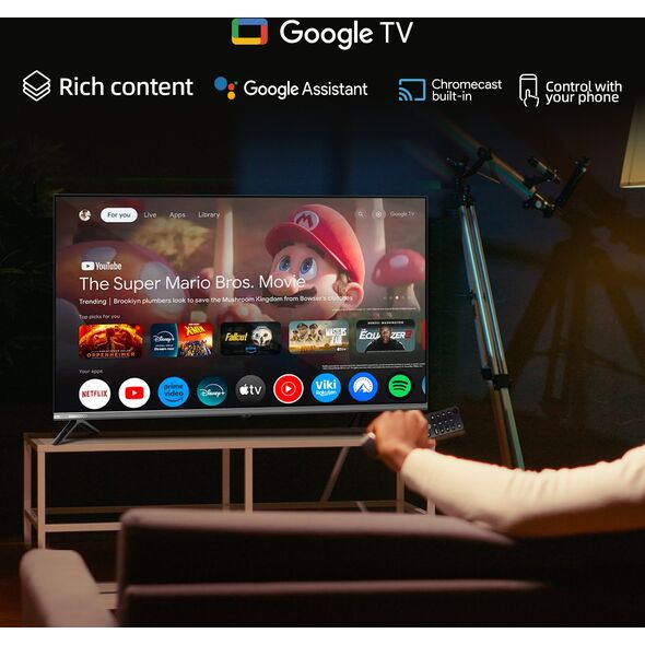 Telewizor CHiQ L40M9V LED 40'' Full HD Google TV