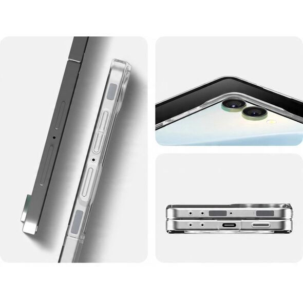 SPIGEN AIRSKIN MAG MAGSAFE GALAXY Z FLIP 7 CRYSTAL CLEAR/WHITE