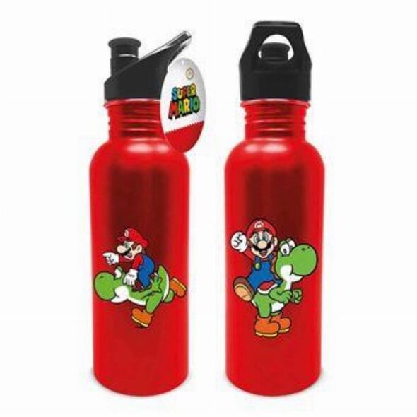 Pyramid Super Mario Butelka Metalowa (Mario i Yoshi)
