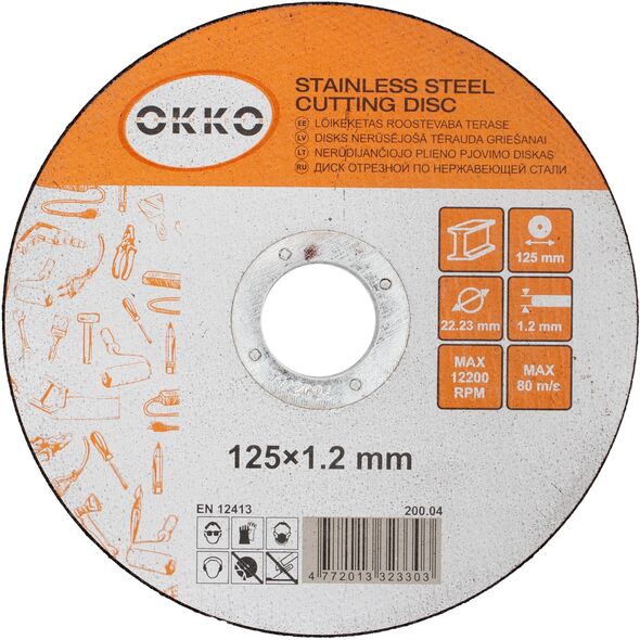 ΔΙΣΚΟΙ ΚΟΠΗΣ 125X1.2 OKKO