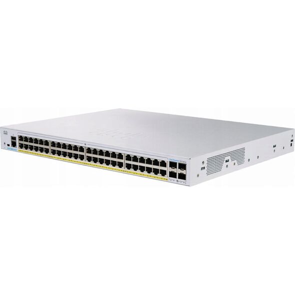 Cisco Cisco διακόπτης CBS350-48FP-4G, 48xGbE RJ45, 4xSFP, PoE+, 740W - REFRESH