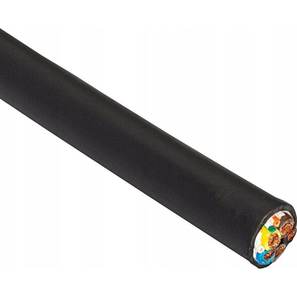 Kabel zasilający Akyga Kabel zasilający EV Akyga AK-SC-E12 CU 5x6mm + 2x0.5mm 3-fazy 32A 450/750V 1mb