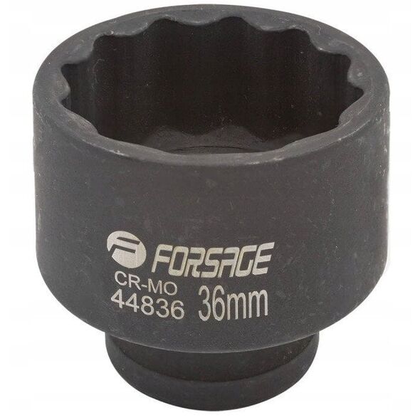 Rockforce Λεπτότοιχο καρυδάκι κρούσης 1/2" 36mm (12-γωνιακό)