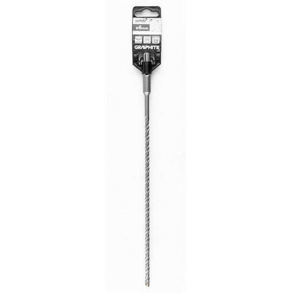Wiertło do betonu SDS Plus z podwójną spiralą 6 x 310 mm