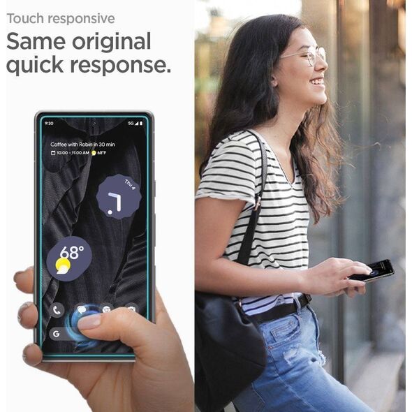 Spigen Spigen ALM Glas.Tr Google Pixel 7A 2τμχ. γυαλί ασφαλείας AGL05968