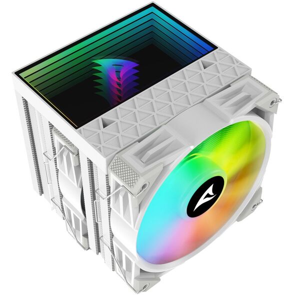 Sharkoon A60 RGB Procesor Chłodnica powietrza 12 cm Biały 1 szt.