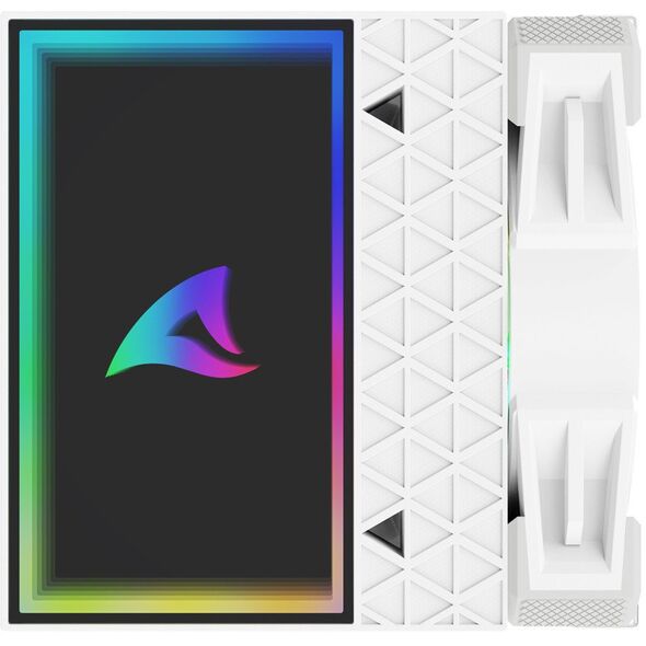 Sharkoon A60 RGB Procesor Chłodnica powietrza 12 cm Biały 1 szt.