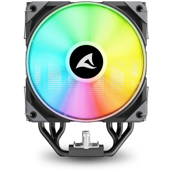 Sharkoon A50 RGB Procesor Chłodnica powietrza 12 cm Czarny 1 szt.