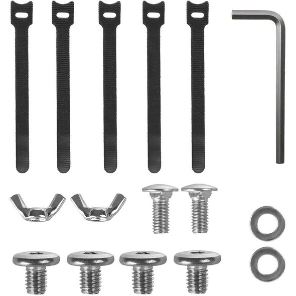 Organizer podbiurkowy na kable Maclean, max. obciążenie 5kg, max. 728mm, biały, MC-103 W