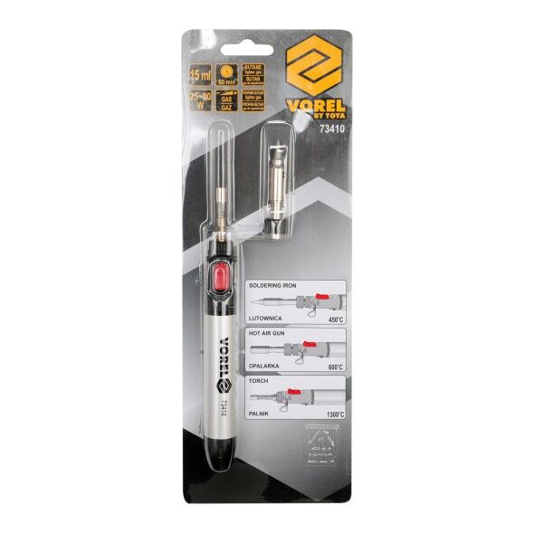 Vorel Lutownica gazowa 3w1 30-70W (73410)