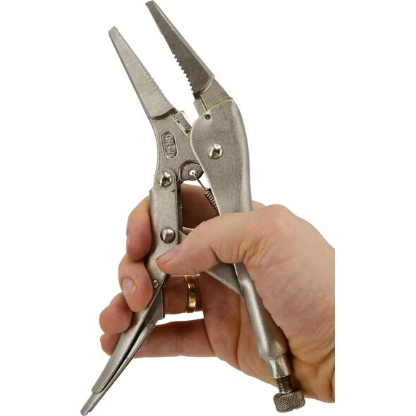 AWTools Szczypce Zaciskowe Morsea 225mm Długie Szczęki Aw31207