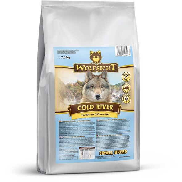 Wolfsblut Dog Cold River Small - pstrąg i bataty 7,5kg