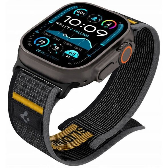 Pasek Spigen Athlex Air na Apple Watch 44 / 45 / 46 / 49 mm - czarny