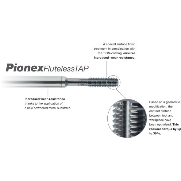 Ghring Machine tap GUHRING HSS-E-PM Pionex 4634 M4 x 0.7