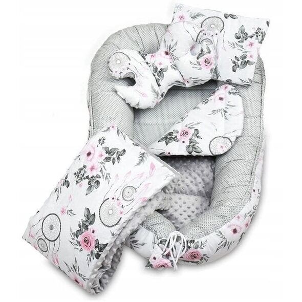 Lulando LULANDO BABYNEST 80 X 45 CM ΓΚΡΙ ZUGE 14401137 5906118630229