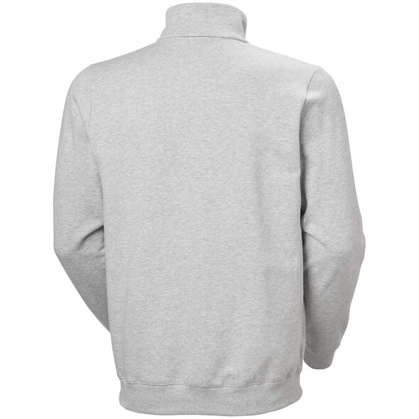 HELLY HANSEN Κλασικό Φούτερ με Φερμουάρ και Λογότυπο, γκρι M