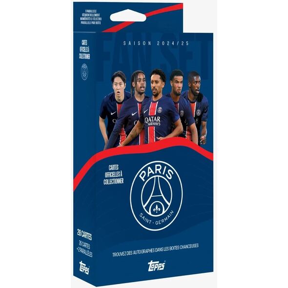 TOPPS PSG FAN SET 24/25