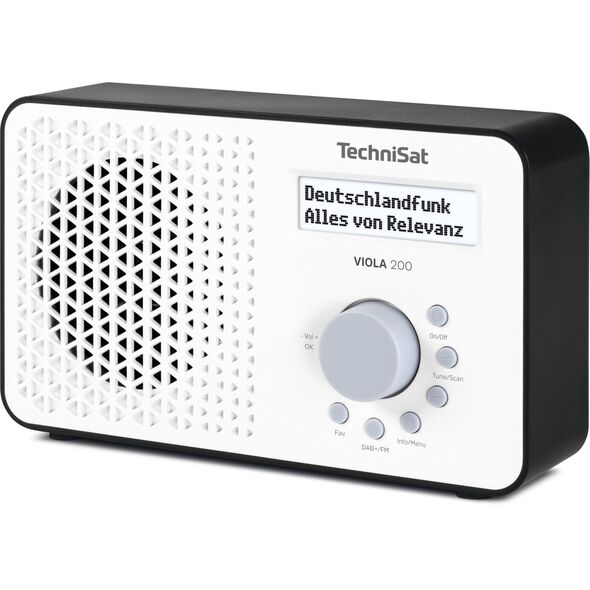 Technisat VIOLA 200 weiß/schwarz